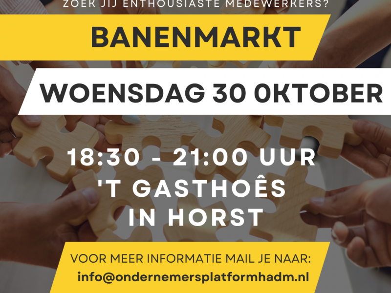 Banenmarkt Horst aan de Maas